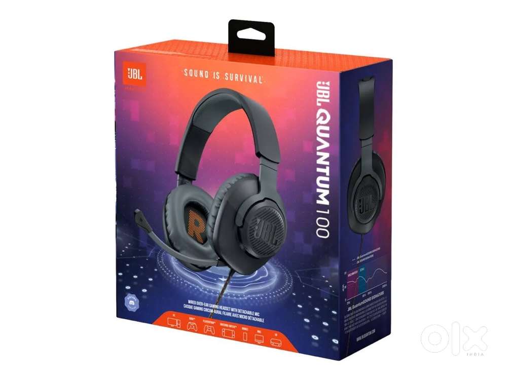 JBL Quantum 100 Wired Over-Ear Gaming Headset