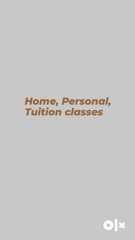 Home, personal Tuition classes English and Gujarati medium