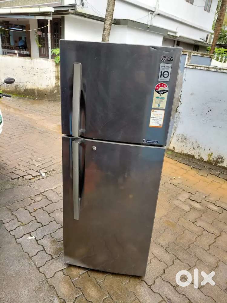 Lg double door fridge good