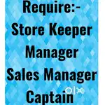 (Mumbai Maha.) Urgent Req :-  Sales Manager// Delivery boy // Helper
