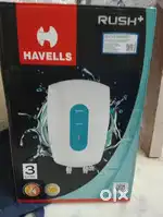 Geyser 3 litres havells brand rush+