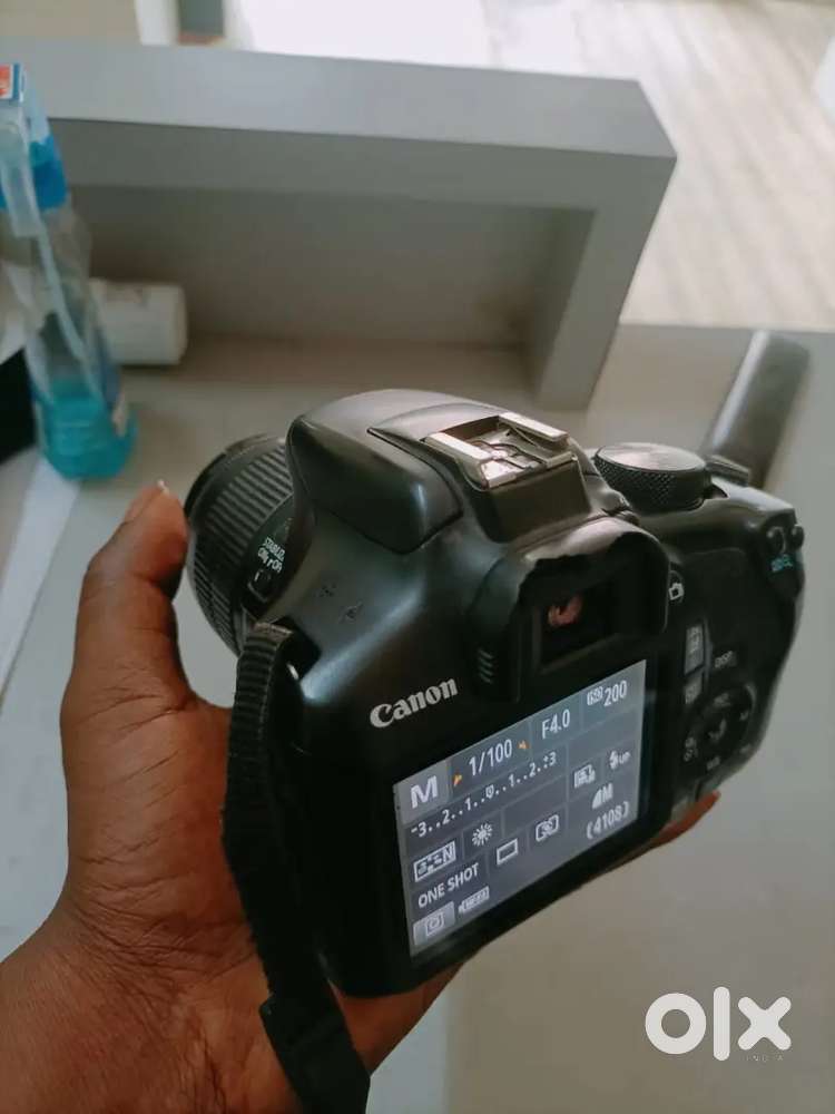 Canon 1300d selling emergency two lens 55-225 mm camera bag charger
