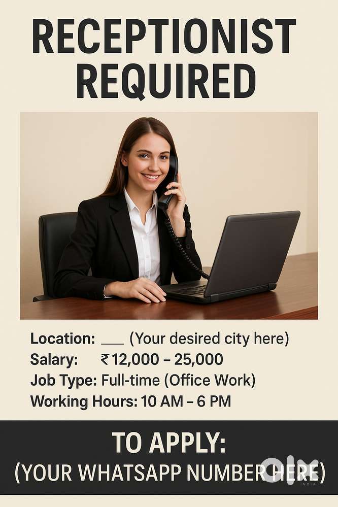 RECEPTIONIST AND OFFICE ASSISTANT