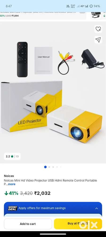 Mini projecter brand new