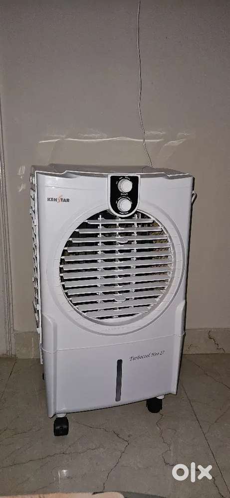 Kenstar 27 L Room/Personal Air Cooler (White & Black, TURBOCOOL 27 L)