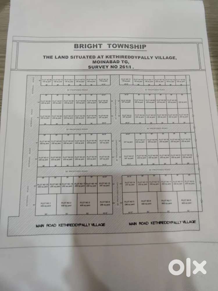 Kethireddypally moinabad near mirza dhaba plots for sale