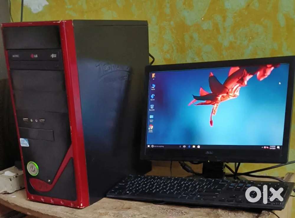 my i3 3rd generation 4gb ram desktop pc monitor computer set