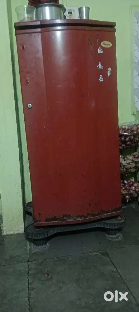 Whirlpool. Fridge red colour