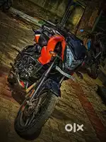 Ns 125 orange colour look like new bike