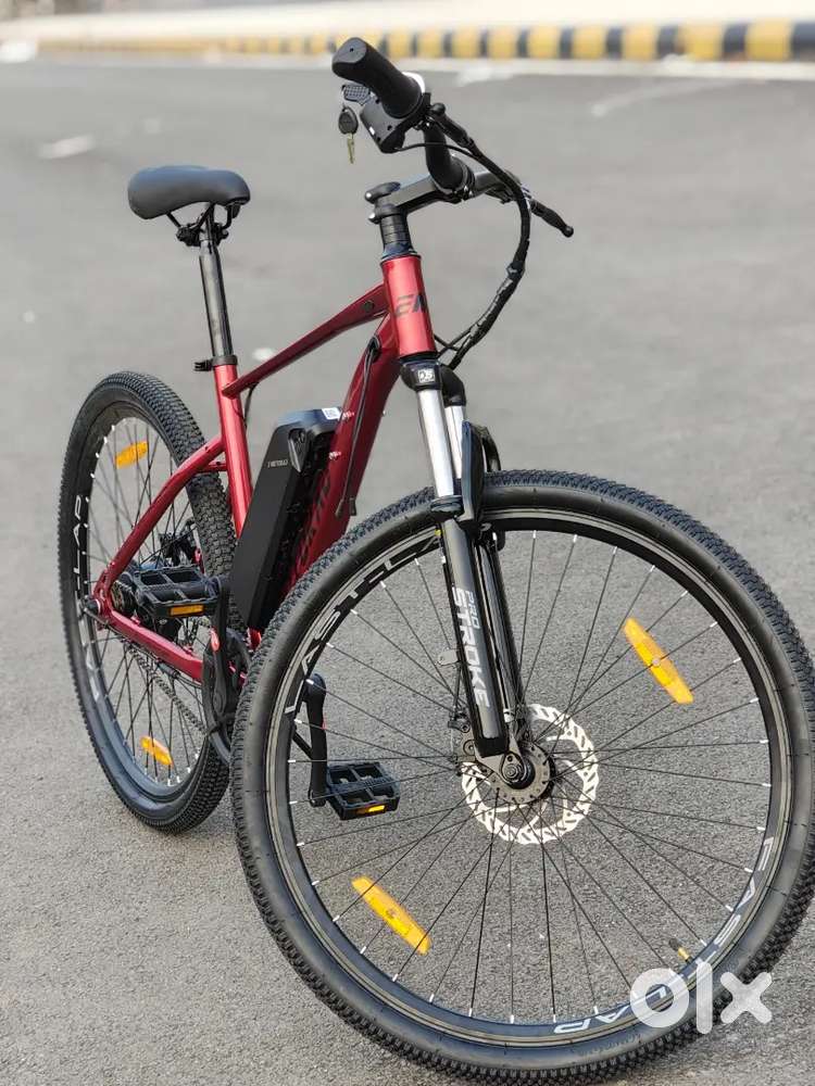 Emotorad electric Cycle cherry red brand new condition