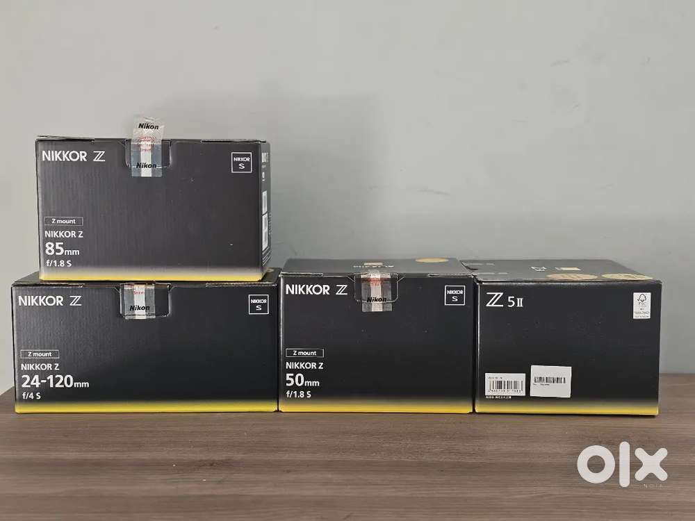 Nikon Z5ii Camera with 3 lenses (can be sold separately)