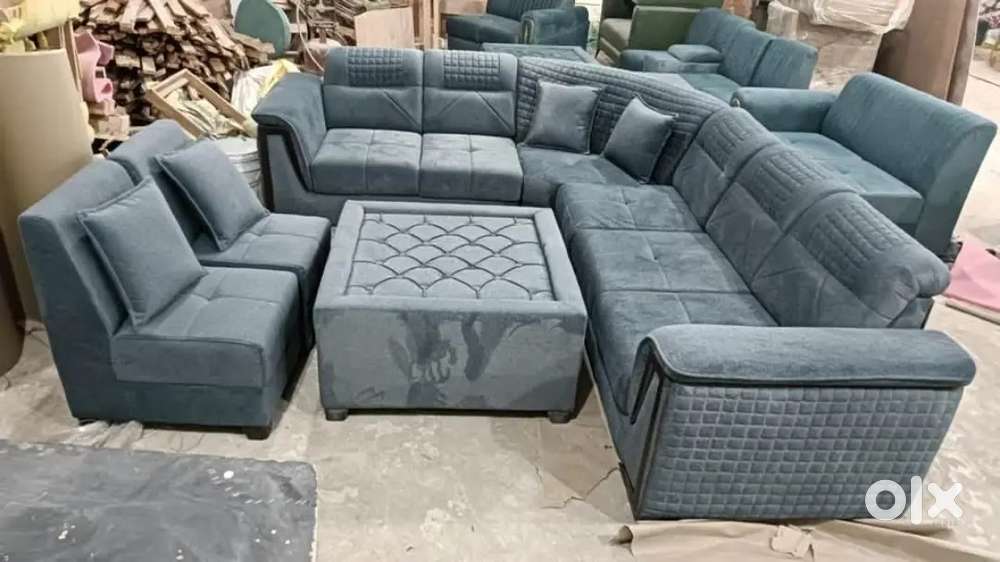 Sofa set corner seven seater heavy