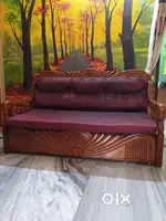 Wooden Sofa Cum Bed