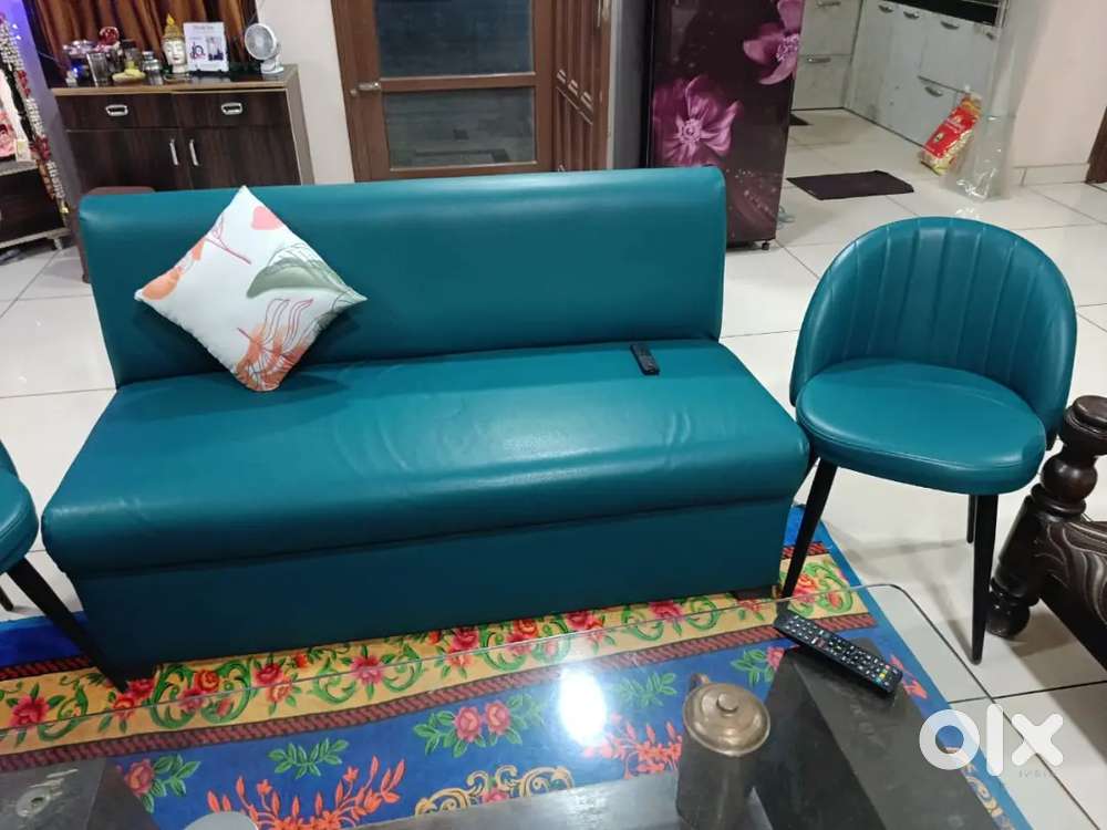 Restaurant sofa with two chair