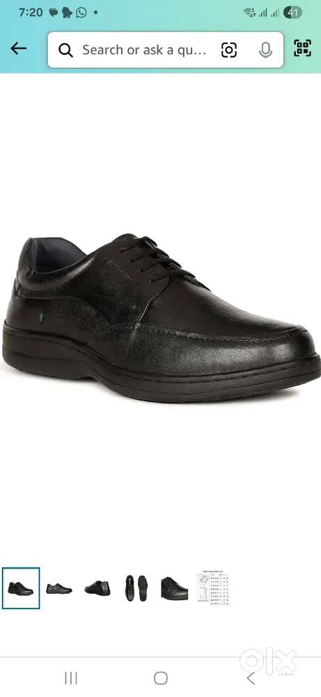 Hush puppies formal black shoes number 11