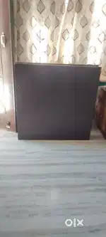 Folding big sized wooden polished