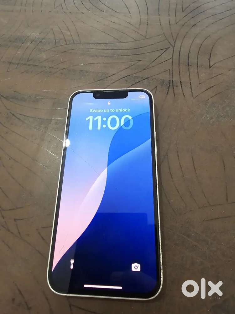 White iPhone mini 13