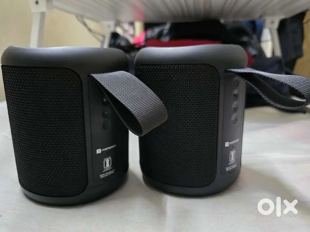 2 Portronics sound drum P 20W speaker