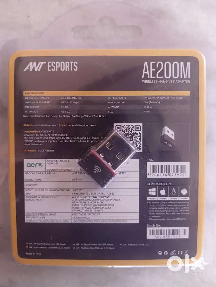 Ant eSports wifi adaptor