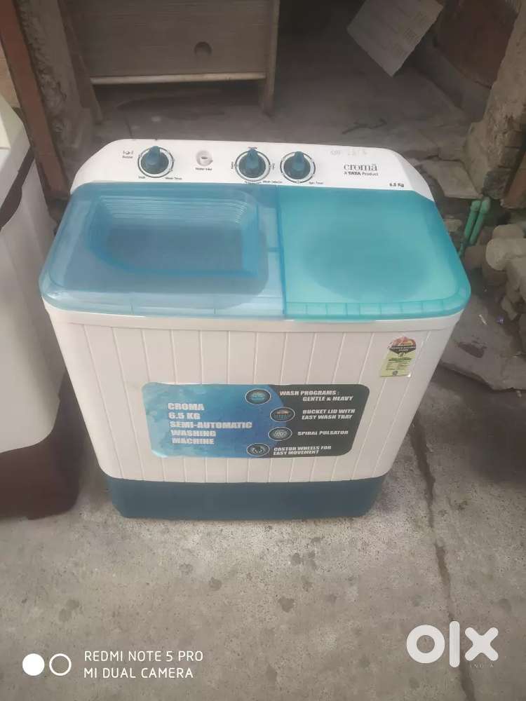 Croma 6.5kg semi automatic washing machine