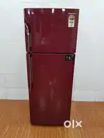 €¥•• 250ltr double door refrigerator red colour free delivery