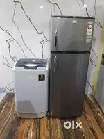 Videocon marvel double door refrigerator and washing machine %$45÷