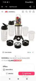 1 Nutripro nutri blender &  1 Cookwell juicer mixer grinder for sale