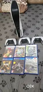 PS5 DISC WITH EXTRA JOYSTICK & CD