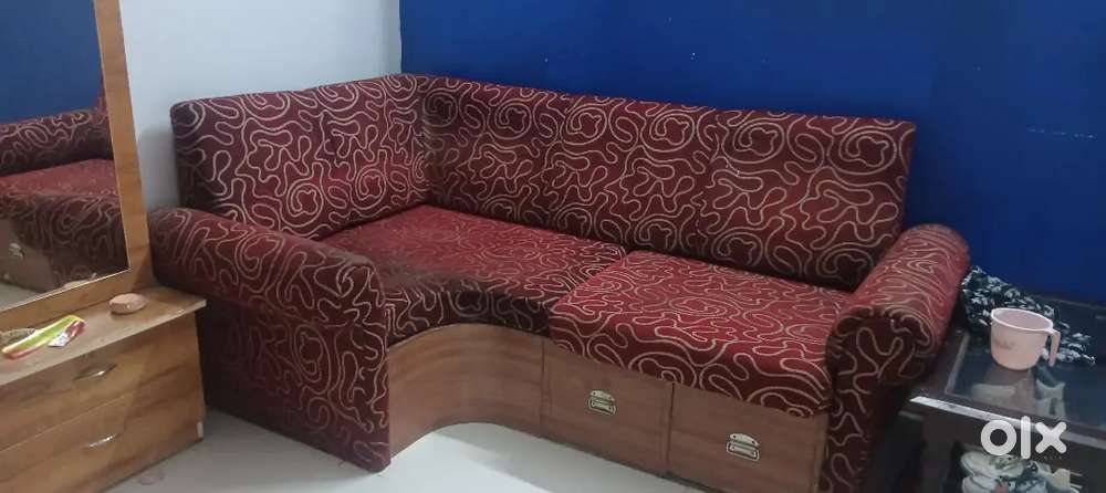 Wooden sofa