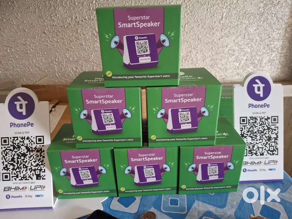 Phonepe sales sound box and qr