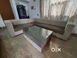 Sofa set (L shape) with Center table