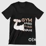 Gym Karo Printed T-shirt