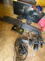 Complete computer setup - monitors ,keyboards,mouse,NComputing