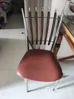 Steel metal chairs  4