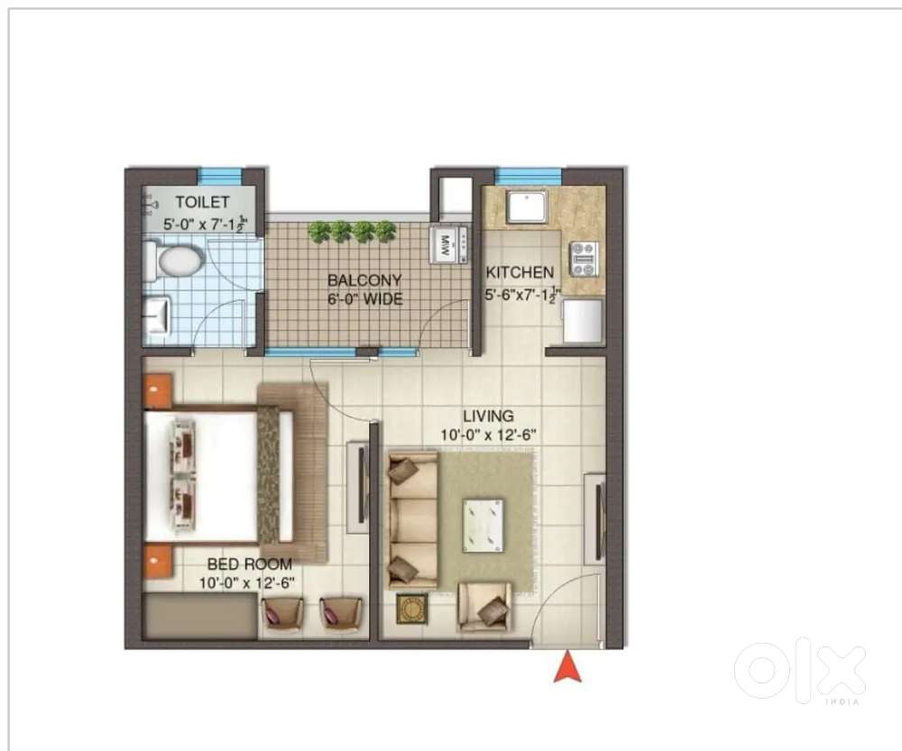 One bhk ultra luxury apartment