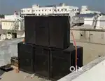 single dj 2 speaker with cabinet for sale