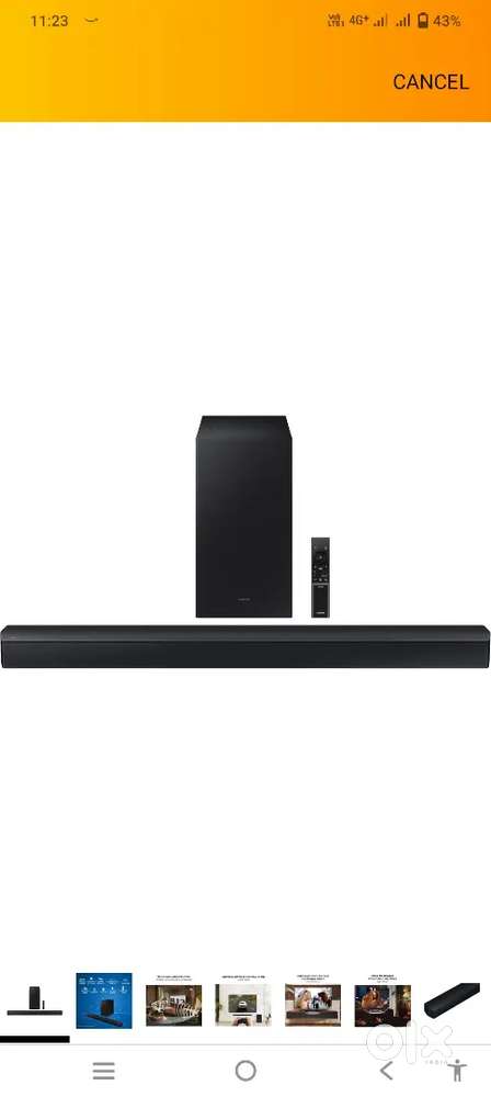 Available samsung 2.1 soundbar for s8