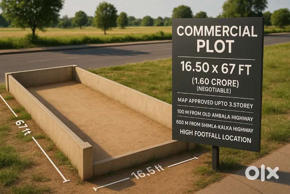Best commercial plot in High Footfall location