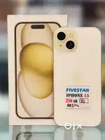 IPHONE 15 256 GB brand new unused condition
100%BH