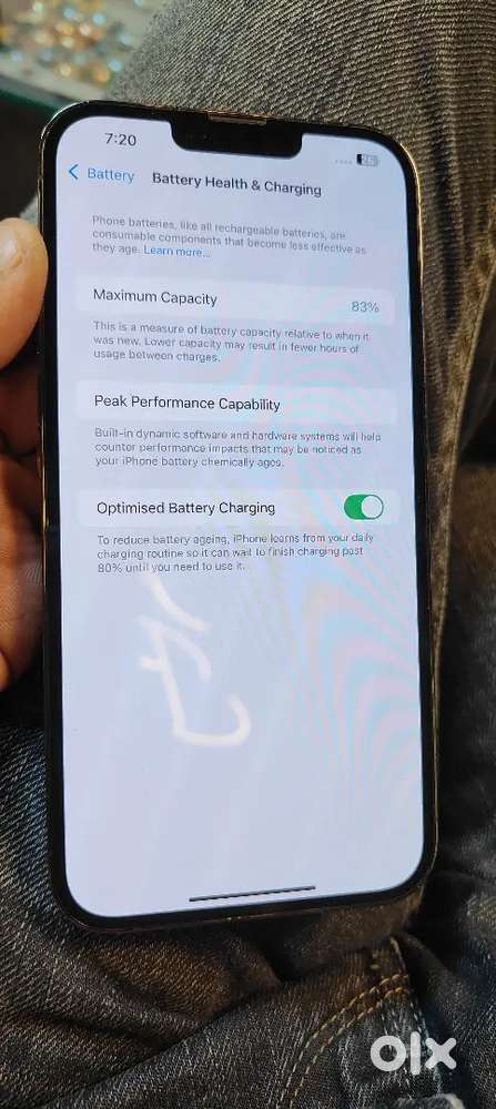 iPhone 13 pro max 128 gb orignal phone Sara no box United Kingdom da