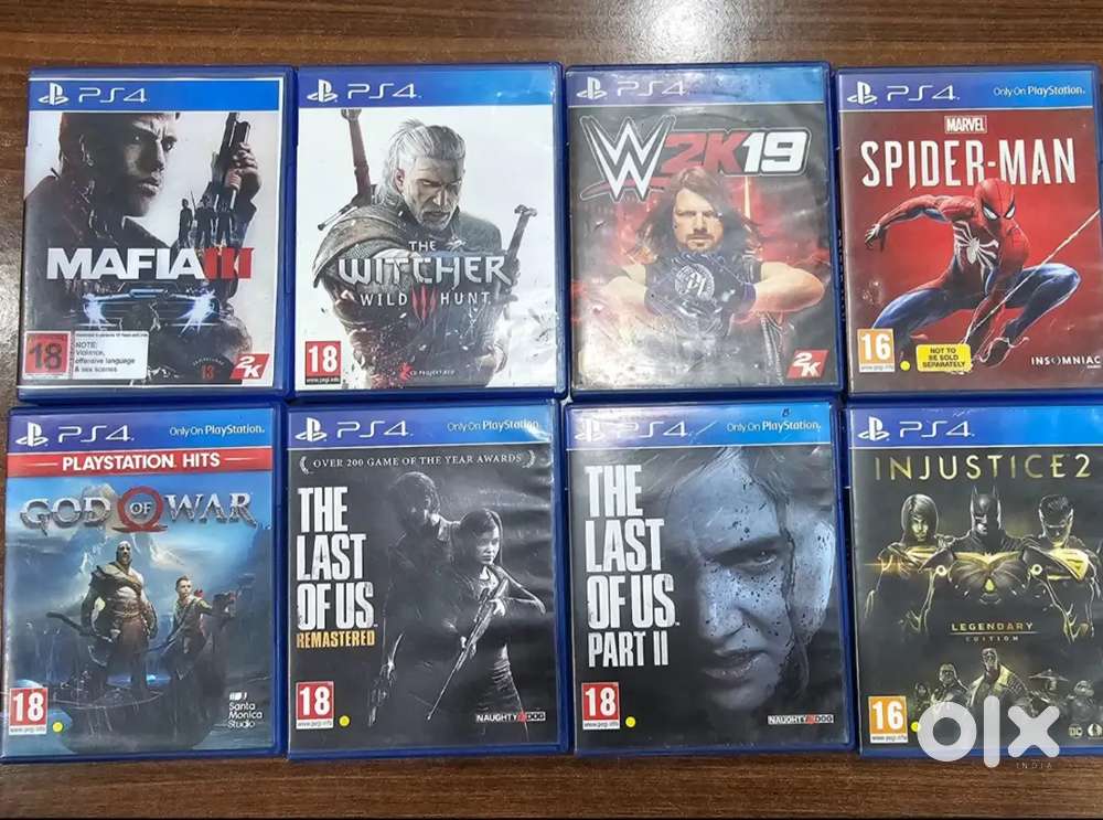 PS4 Games - GTAV, SPIDERMAN, GOD OF WAR & PS Camera!