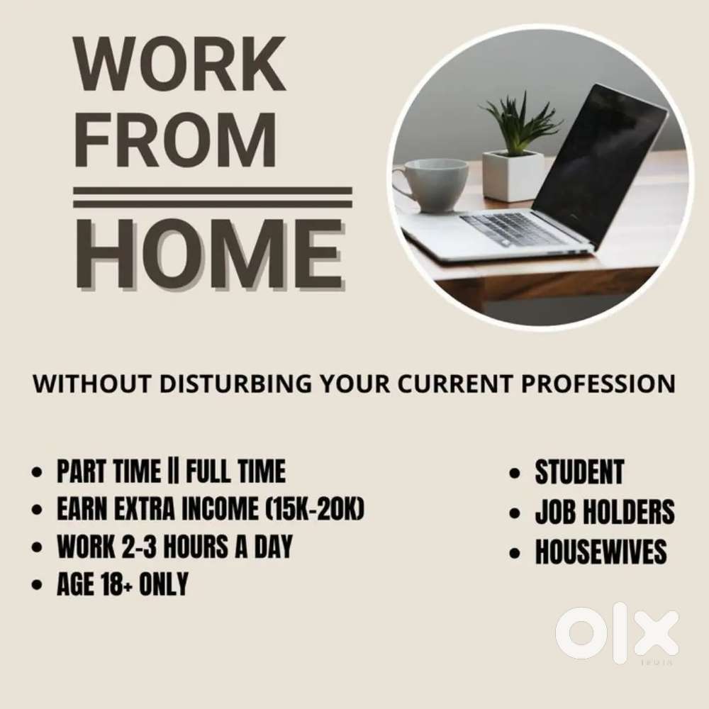 Work From Home Job  Online Earning*Opportunity