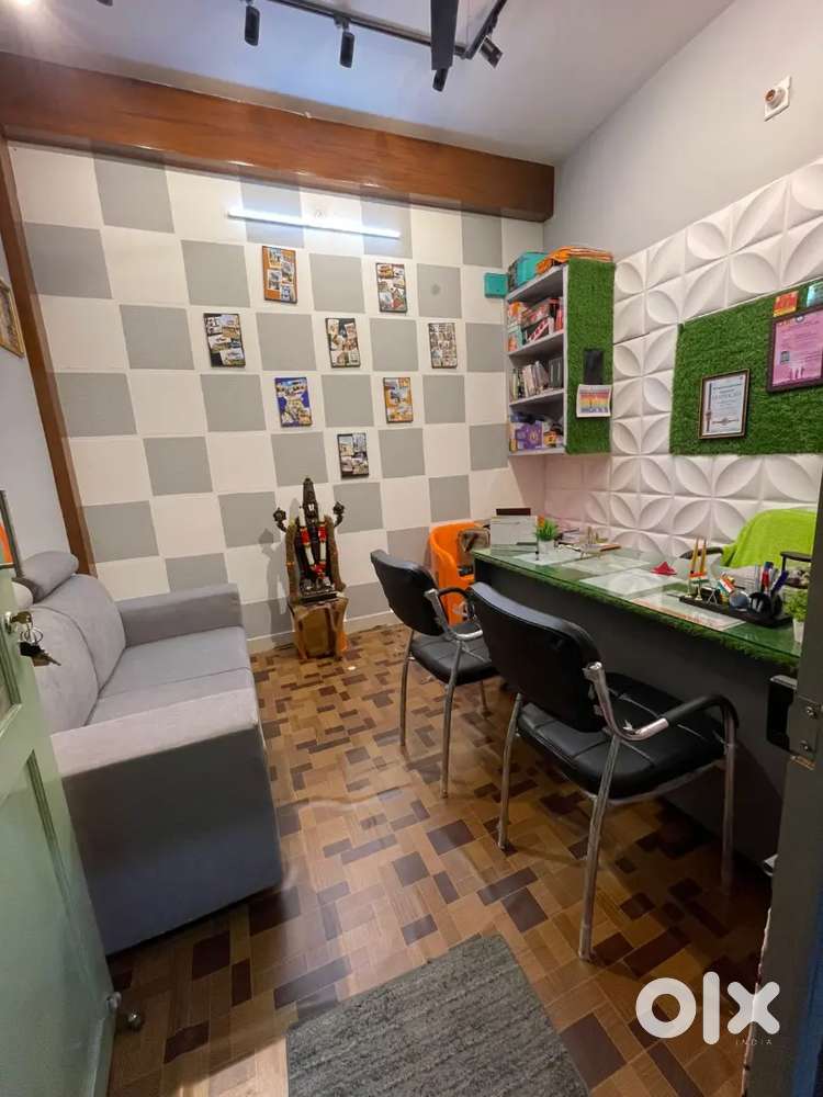 Construction office and site work