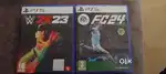 FC24+WWE2K23 CD FOR PS5