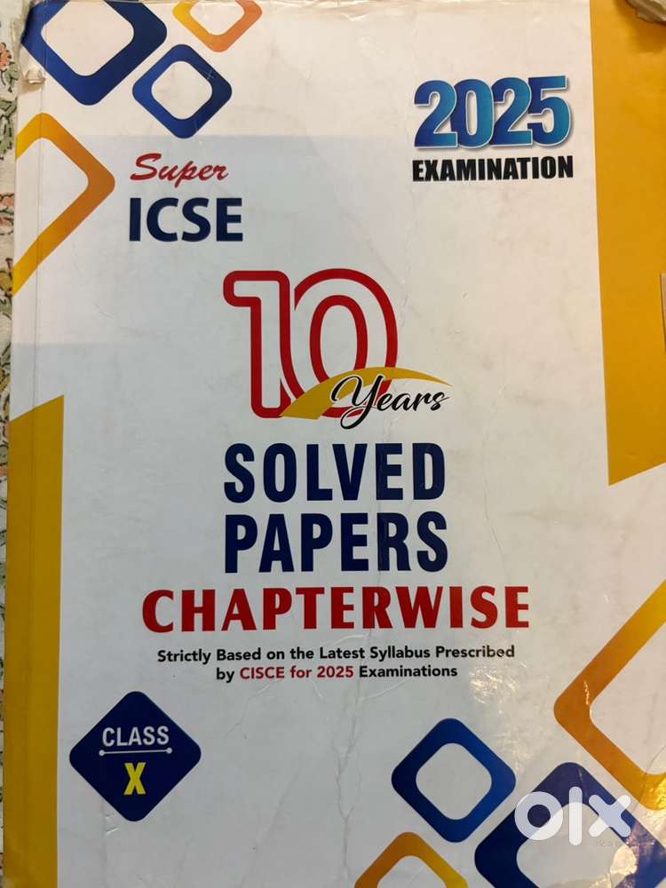 ICSE CLASS X 10 YEARS QUESTION BANKS FOR ALL SUBJECTS