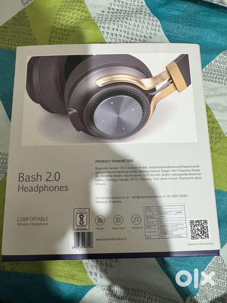 Hammer Bash 2.0 Unused Headphones