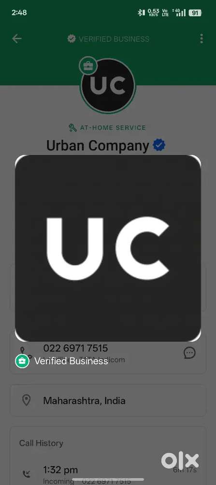 Urban company ka work hai cleaning ka kaam hai