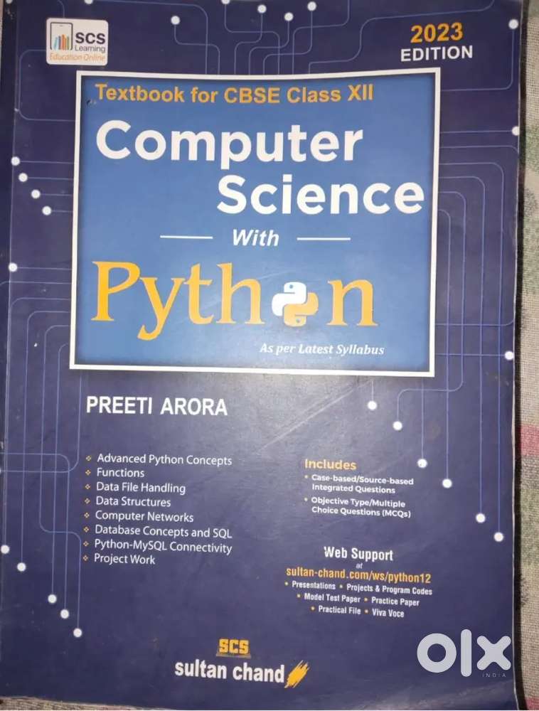 CBSE Class 12 Computer Science (Python) Textbook - Preeti Arora (2023)