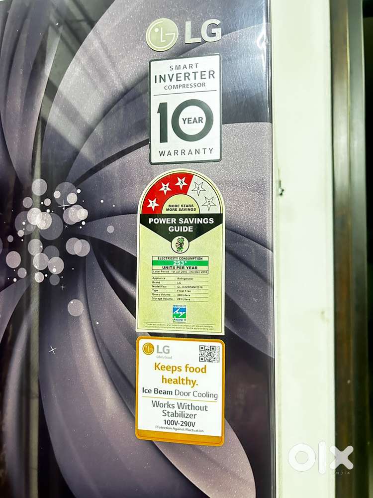 LG double door fridge