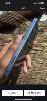 Iphone 13 blue 128 batter health 80 2 year old original cable and bill